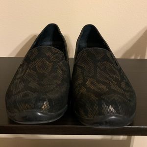 Snakeskin Print Dansko Clogs 39